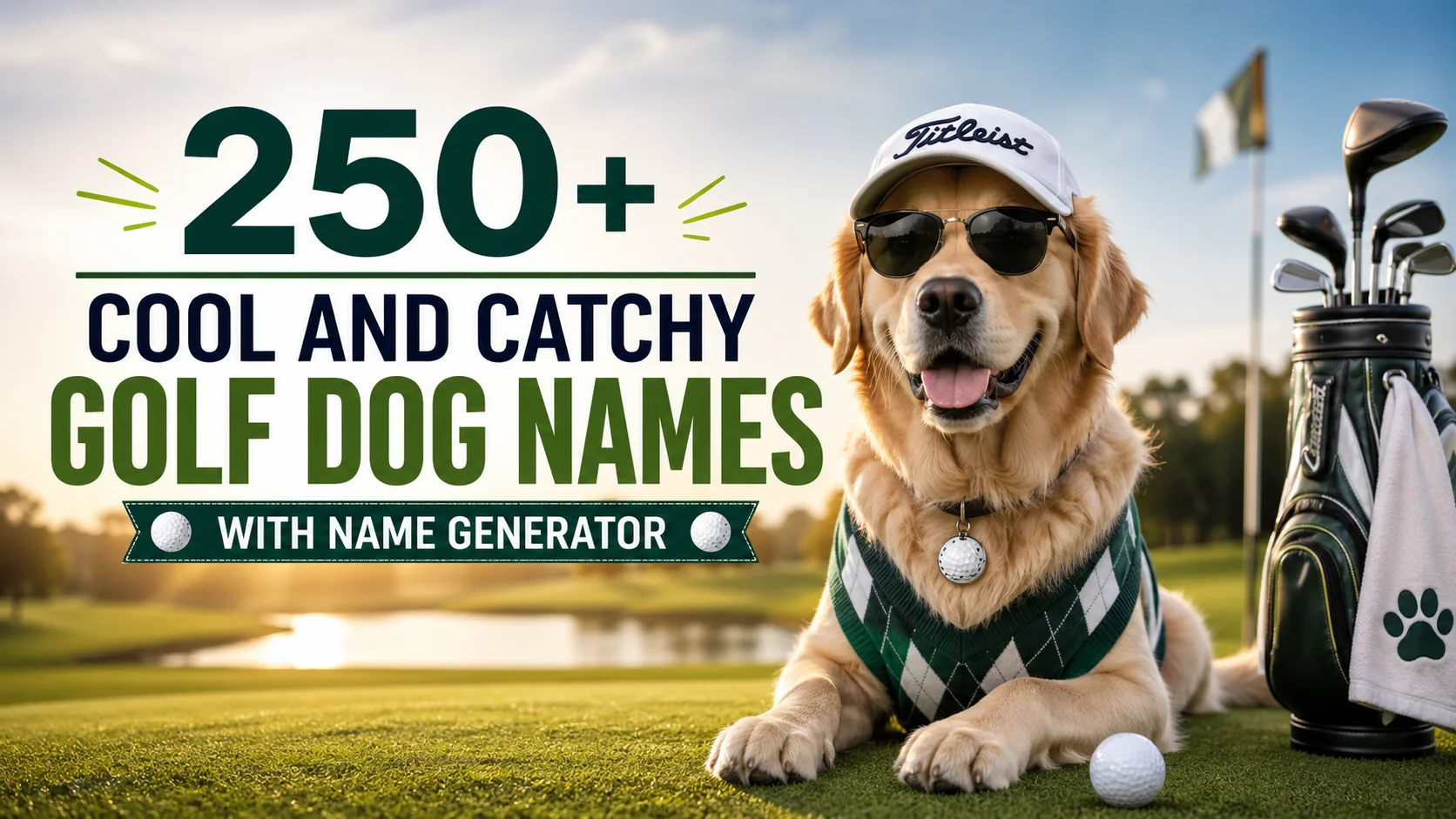 Cool And Catchy Golf Dog Names