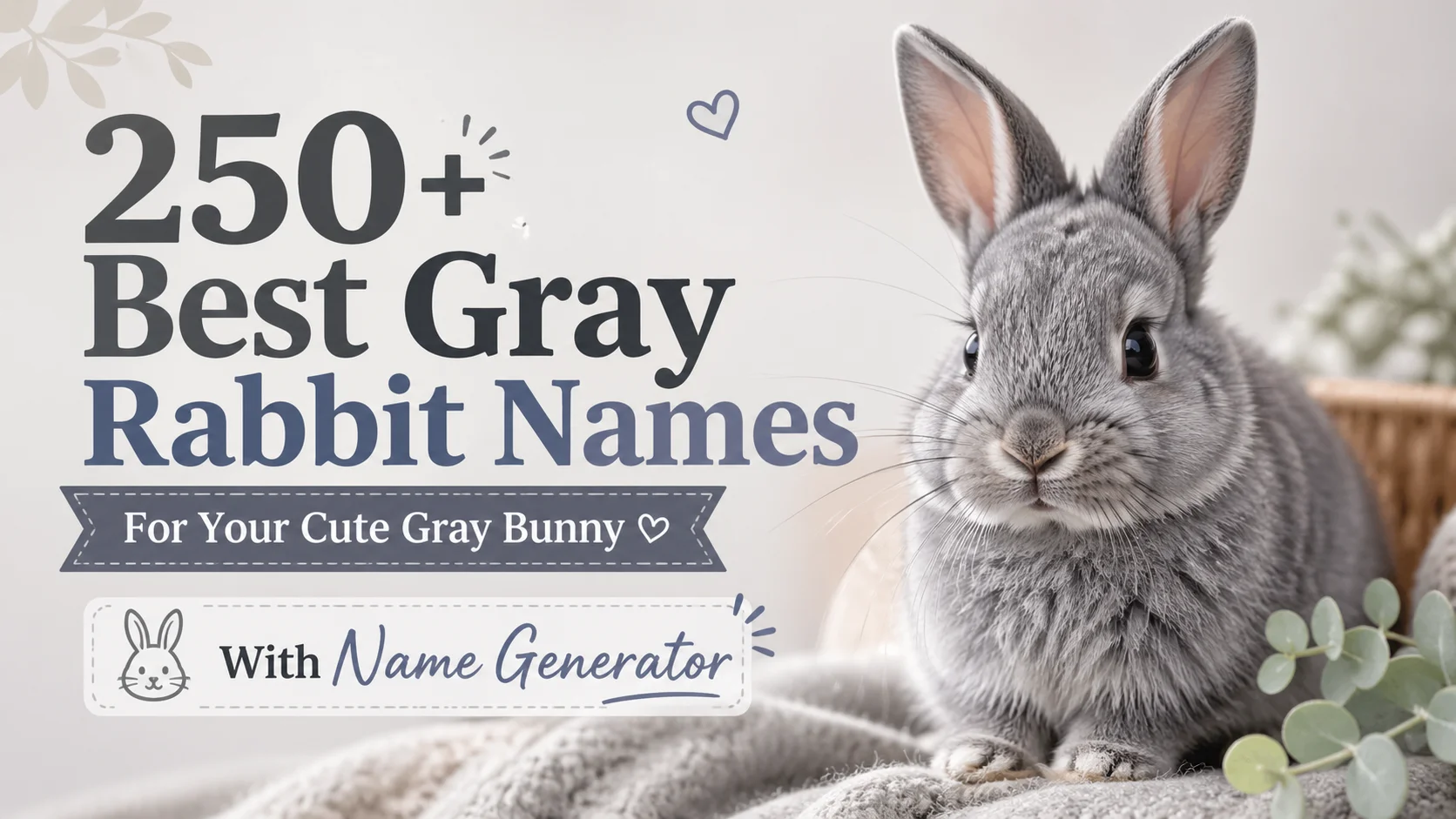Gray Rabbit Names