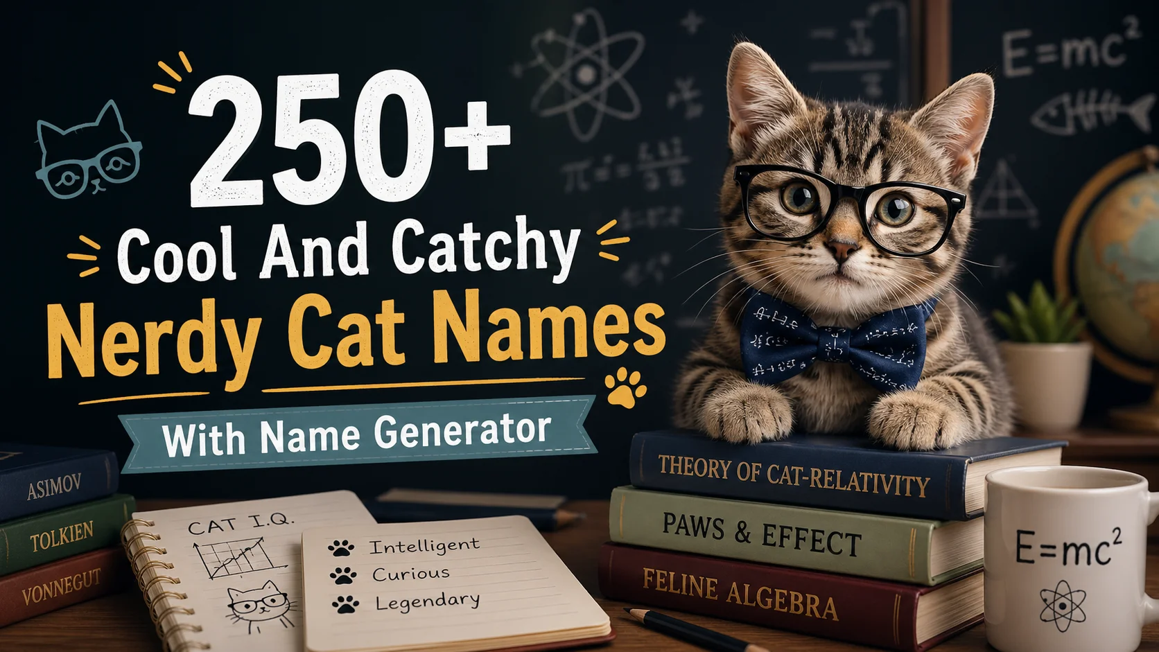 Nerdy Cat Names