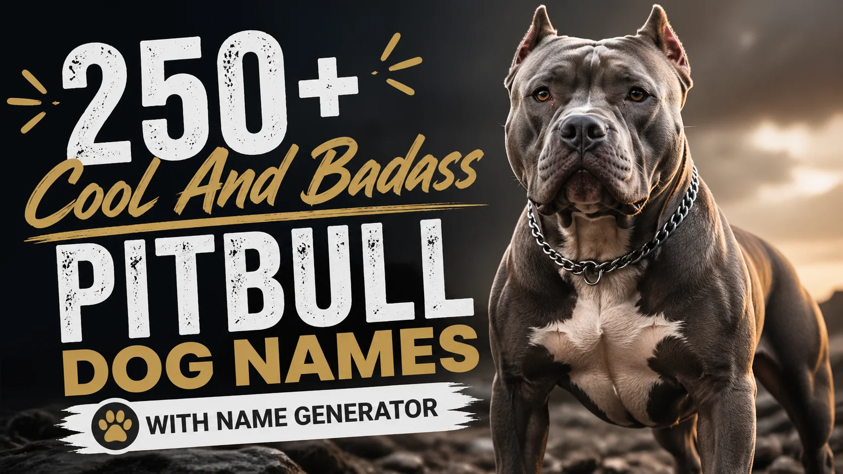 Pitbull Dog Names