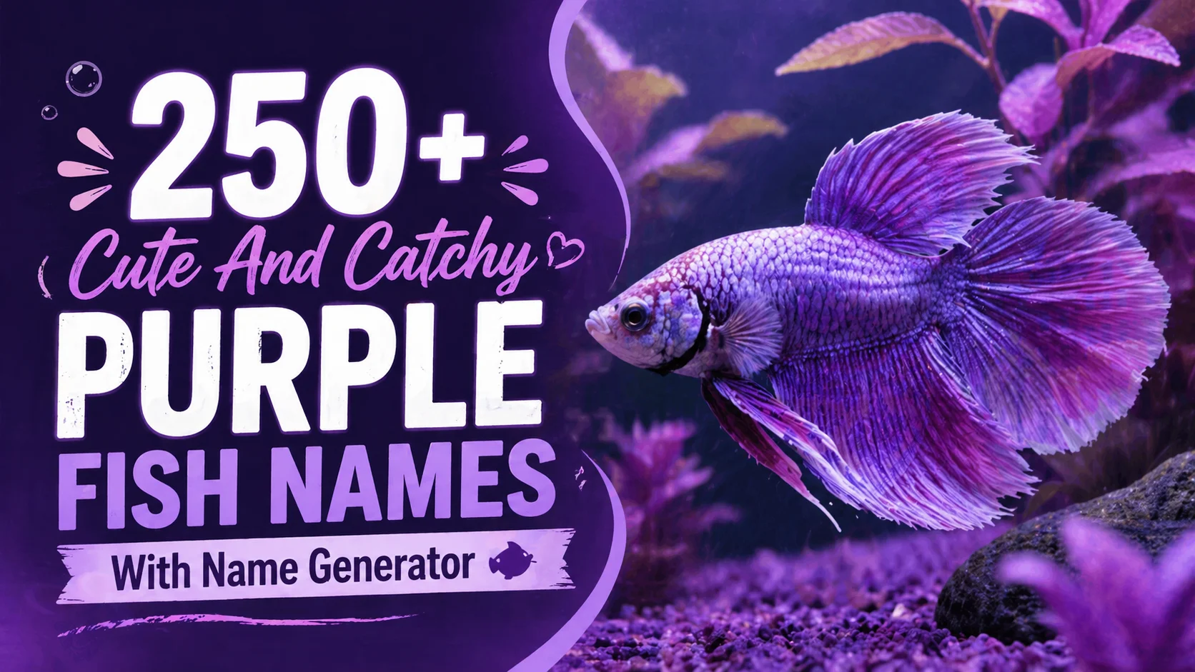 Purple Fish Names