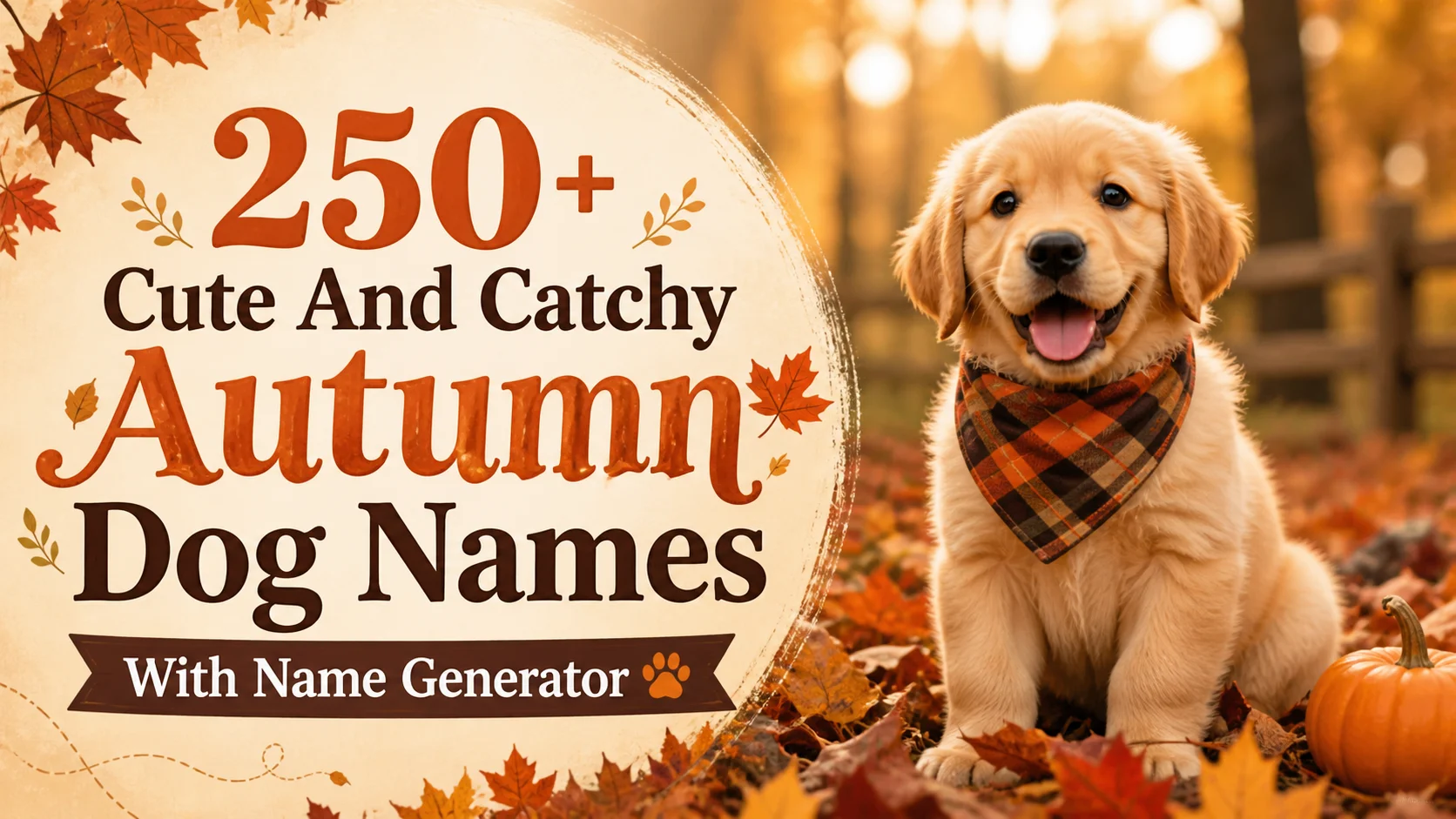 Autumn Dog Names