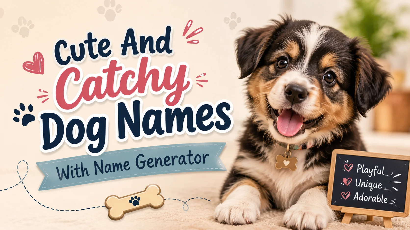 Cute And Catchy Dog Names