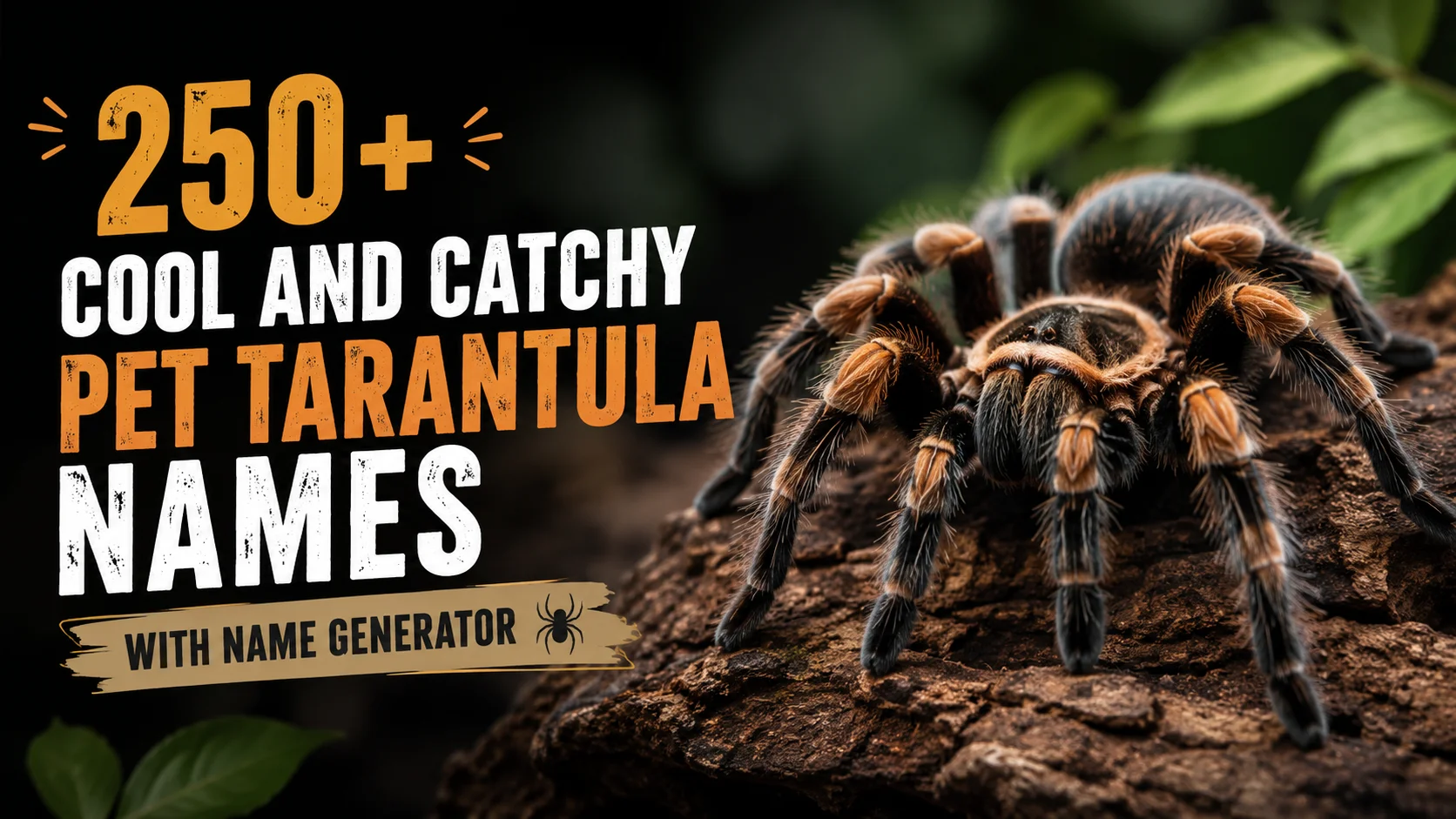 Pet Tarantula Names