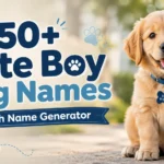 Boy Dog Names