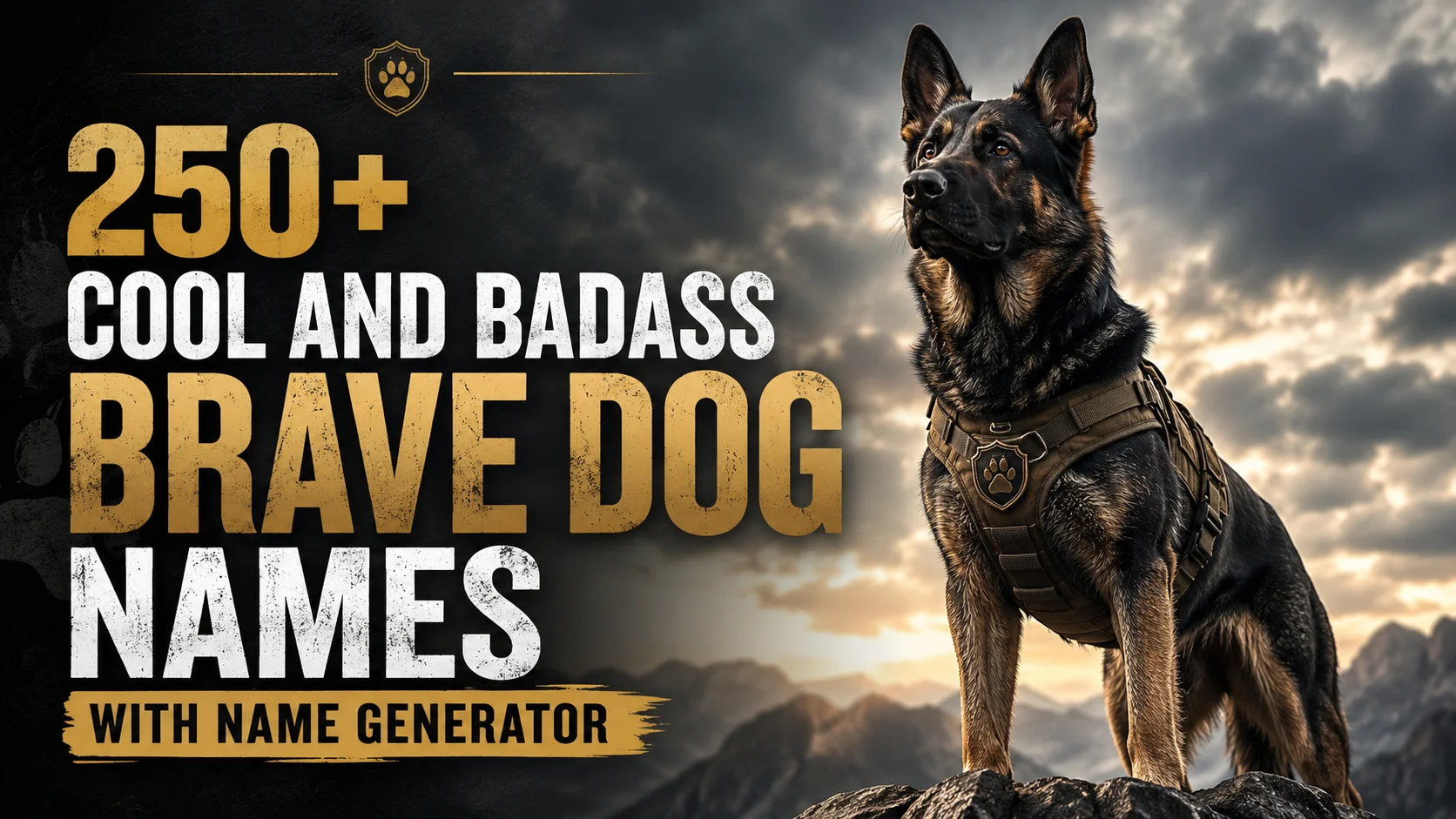 Brave Dog Names