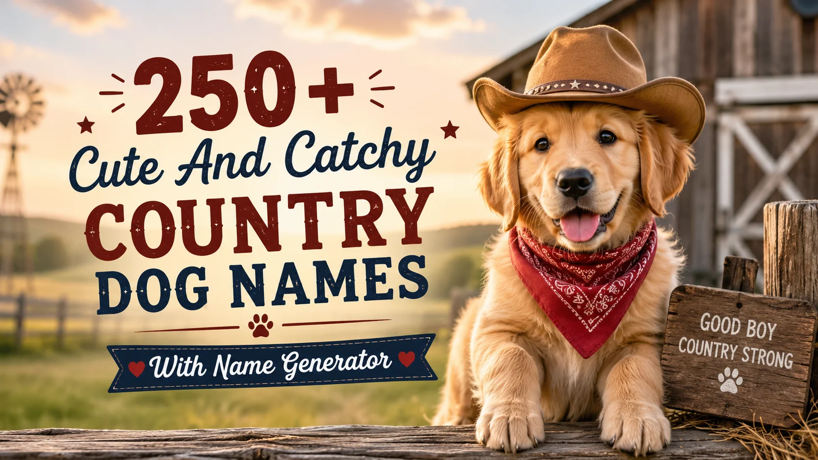 Country Dog Names