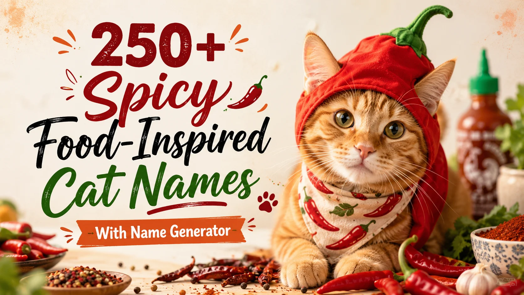 Food-Inspired Cat Names