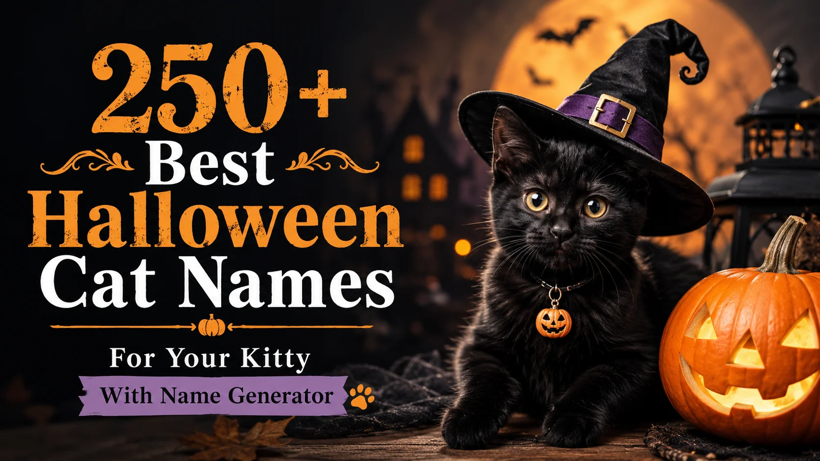 Halloween Cat Names