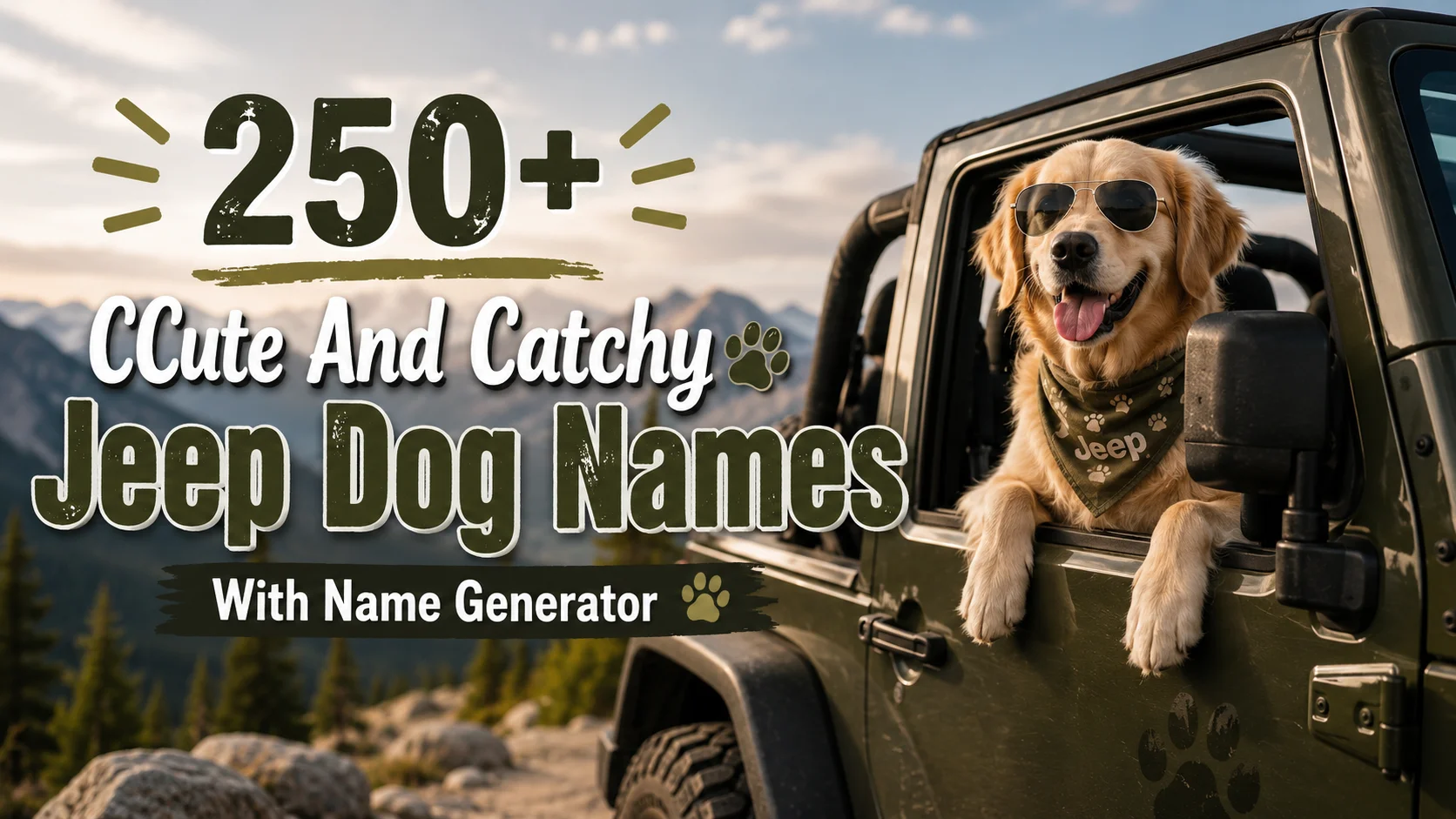 Jeep Dog Names