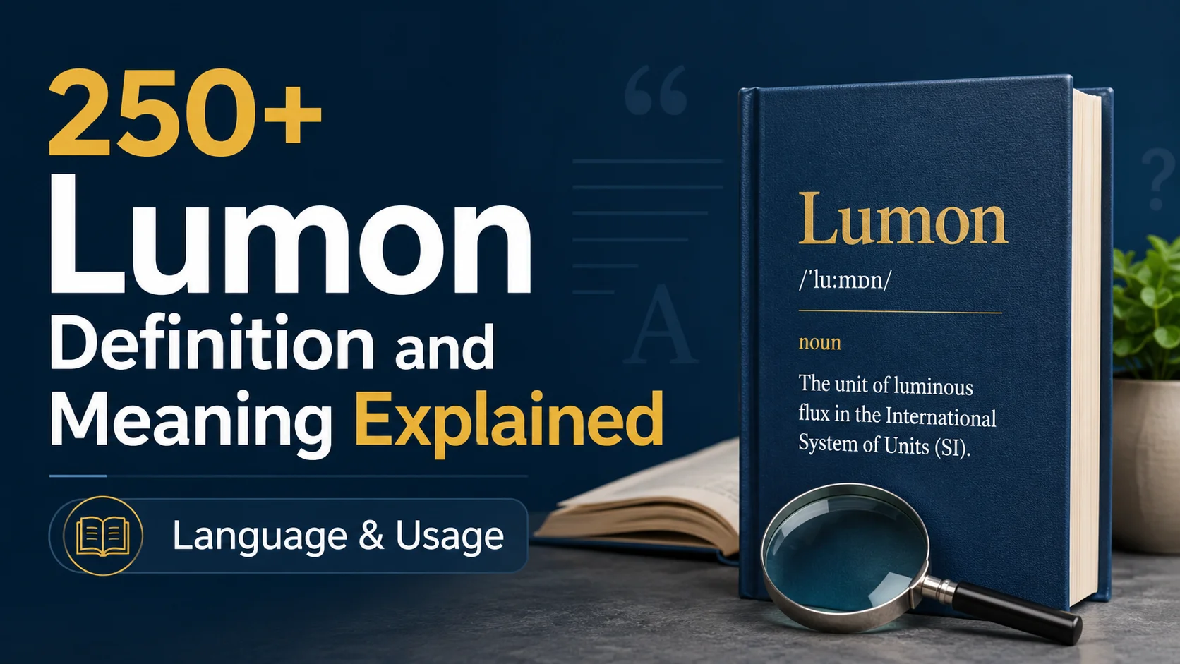 Lumon Definition and Meaning