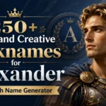 Nicknames for Alexander