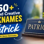 Nicknames for Patrick