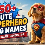 Superhero Dog Names