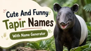 Tapir Names